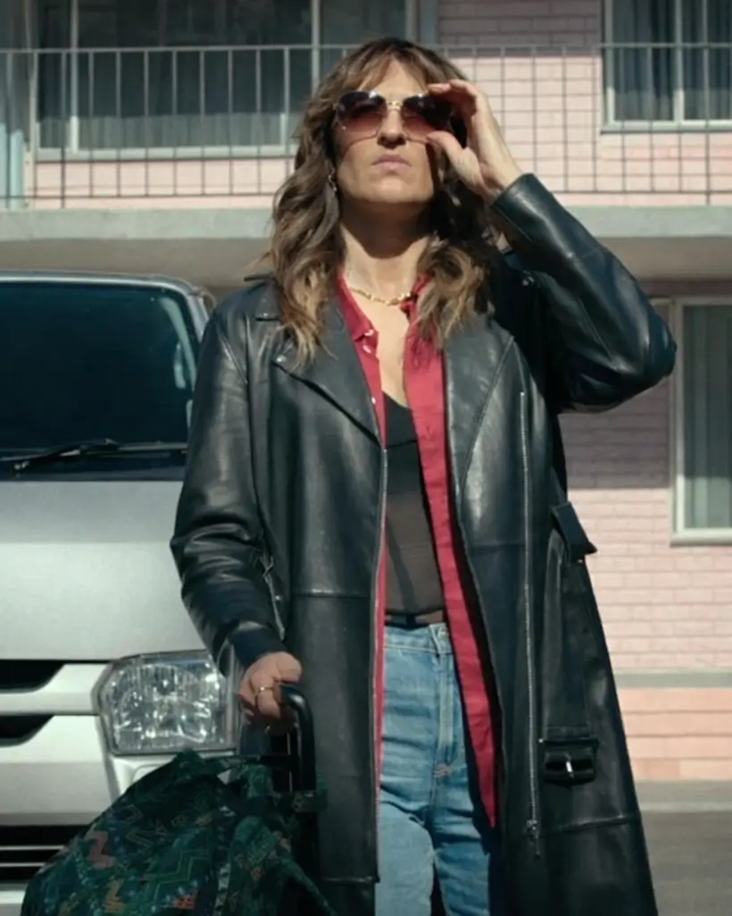 d’arcy carden leather coat