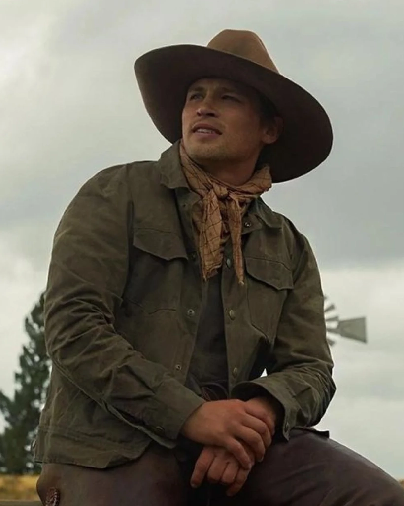 Yellowstone 1923 Darren Mann Brown Cotton Jacket
