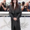 elle sophie black leather jacket