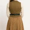 Yellowstone 1883 Margaret Dutton Brown Wool Vest - Image 3
