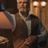 Yellowstone S04 Forrie J. Smith Brown Leather Vest