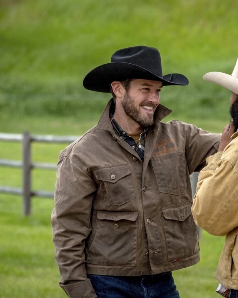 Yellowstone Season 3 Ryan Brown leather Jacket - Image 4