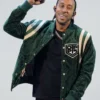 IHeartRadio Music Awards Ludacris Green Varsity Jacket - Image 5