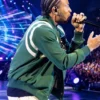 IHeartRadio Music Awards Ludacris Green Varsity Jacket - Image 4