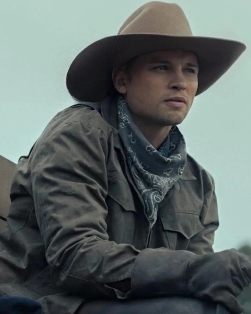 Yellowstone 1923 Darren Mann Brown Cotton Jacket - Image 3