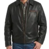 jake ream black leather jacket