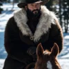 Yellowstone 1883 James Dutton Brown Wool Fur Coat