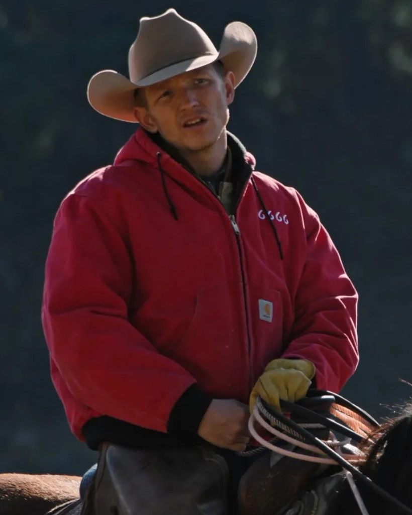 Yellowstone S04 Jimmy Hurdstrom Red Hoodie