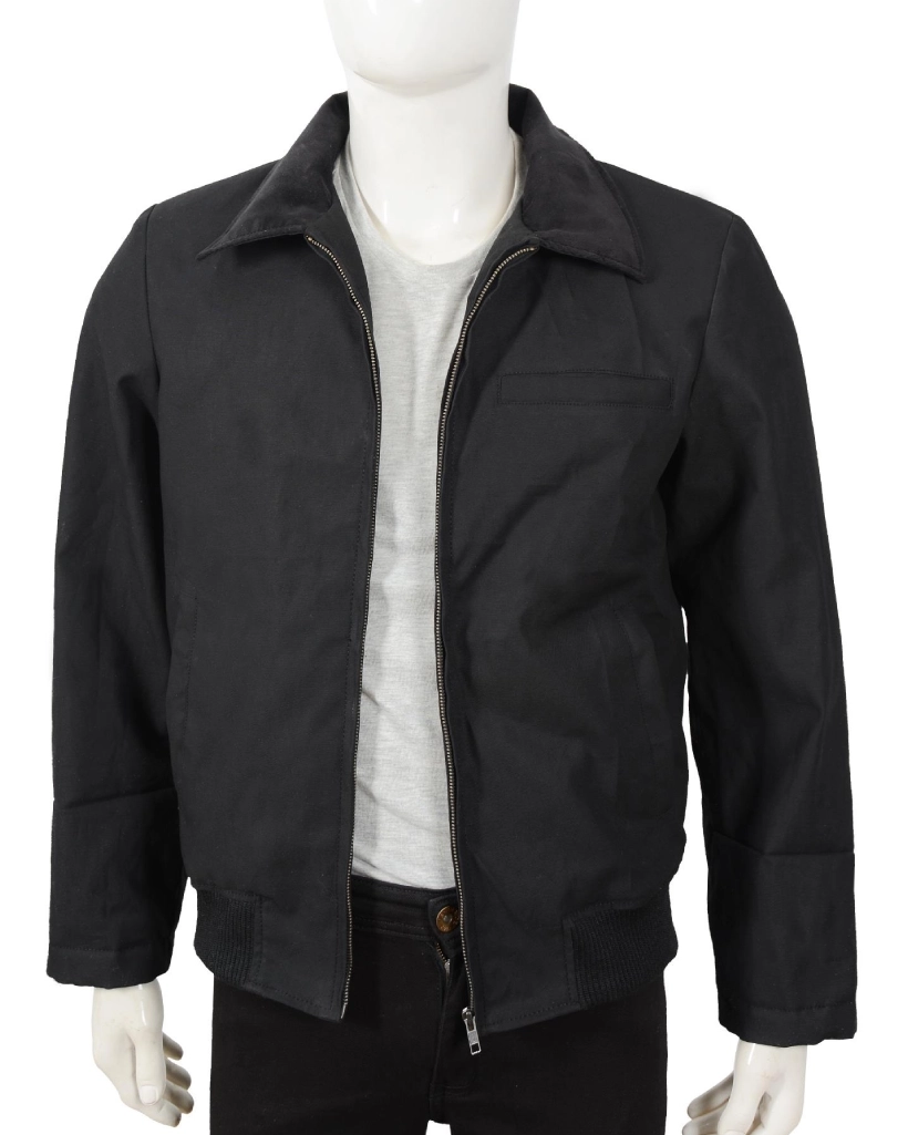 Alternative view of Yellowstone S03 John Dutton Black Bomber Jacket
