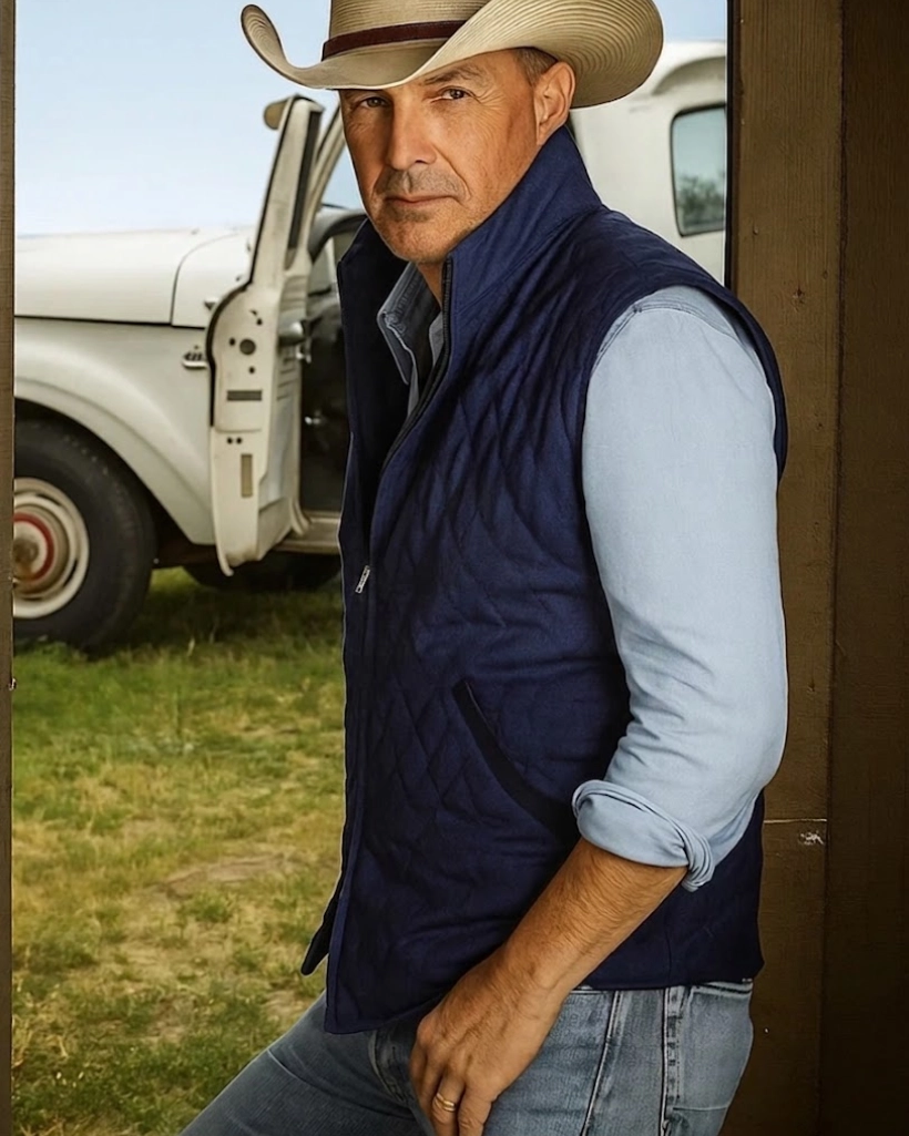 john dutton blue vest