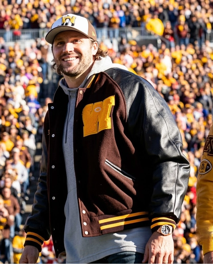 Josh Allen Retirement Ceremony Varsity Jacket - Image 4