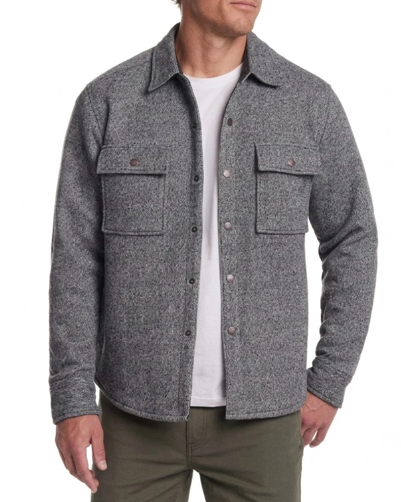 Alternative view of The Hunting Party S02 Josh McKenzie Gray Wool Jacket