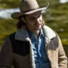 Yellowstone S05 Kayce Dutton Suede Leather Jacket - Image 4