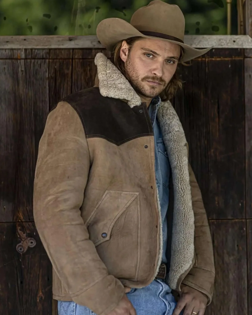 Yellowstone S05 Kayce Dutton Suede Leather Jacket