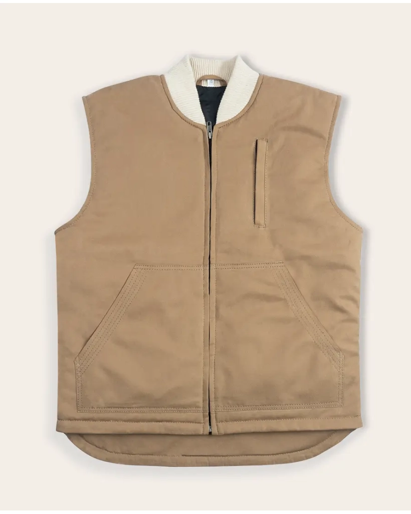 Alternative view of Yellowstone S04 Kayce Dutton Brown Cotton Vest