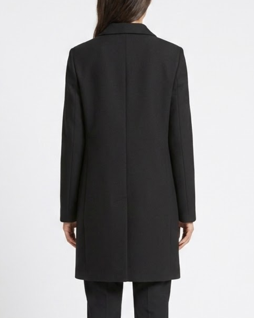 Yellowstone Season 04 Beth Dutton Black Trench Coat - Image 3