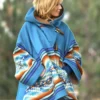 Yellowstone S03 Beth Dutton Blue Wool Coat - Image 5