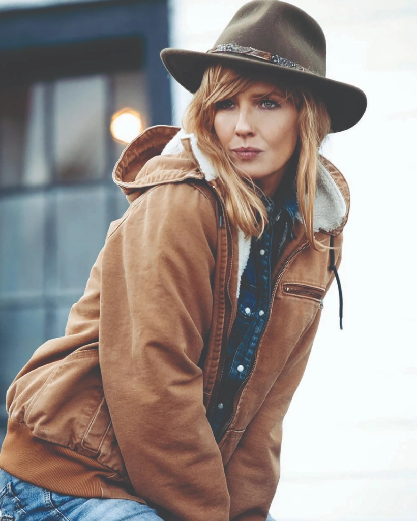 Yellowstone S05 Beth Dutton Cotton Hoodie Jacket - Image 4