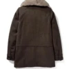 Yellowstone Beth Dutton Brown Wool Coat - Image 5