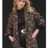 Yellowstone S05 Beth Dutton Floral Wool Coat - Image 4