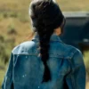 Yellowstone Monica Dutton Denim Blue Jacket - Image 3