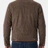 Yellowstone S03 John Dutton Brown Corduroy Jacket - Image 3