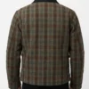 Yellowstone S02 John Dutton Brown Plaid Jacket - Image 3