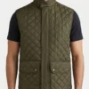 Yellowstone S04 John Dutton Green Quilted Vest - Image 2