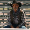 Yellowstone S04 Forrie J. Smith Brown Leather Vest - Image 2