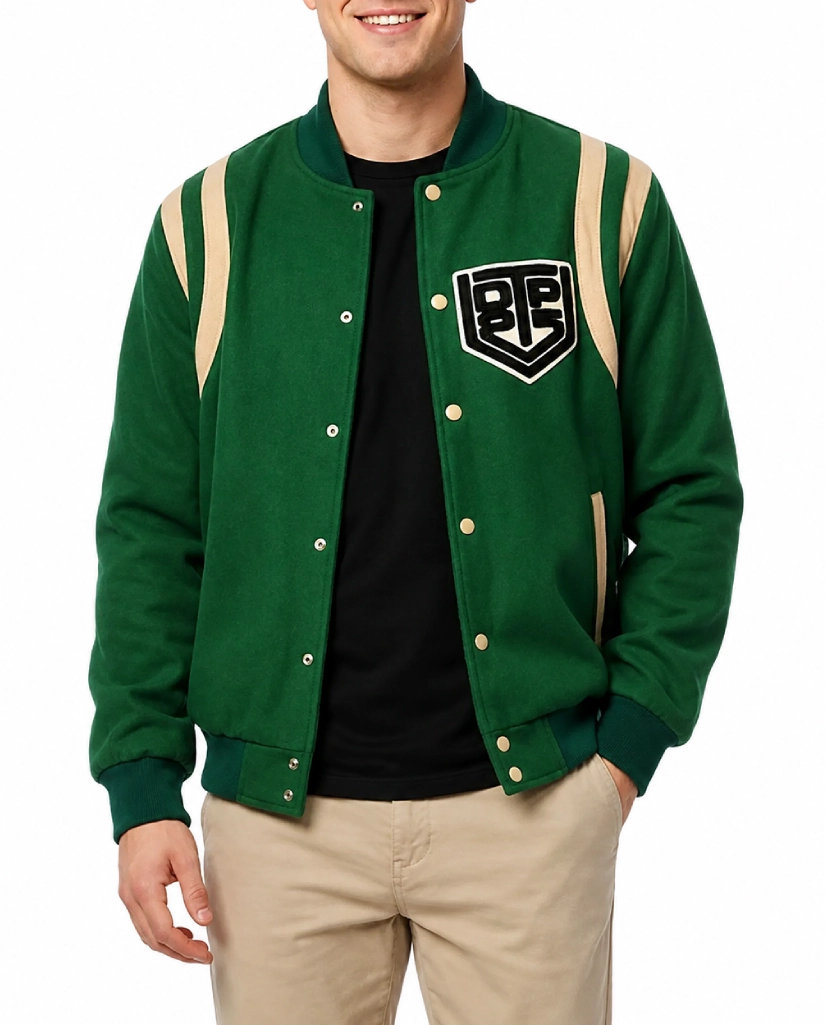 Alternative view of IHeartRadio Music Awards Ludacris Green Varsity Jacket