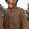 Yellowstone S05 Kayce Dutton Brown Jacket - Image 3