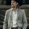 Yellowstone S03 Kayce Dutton Grey Wool Blazer - Image 4