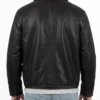 Police Per Jete Nik Xhelilaj Black Leather Jacket - Image 3