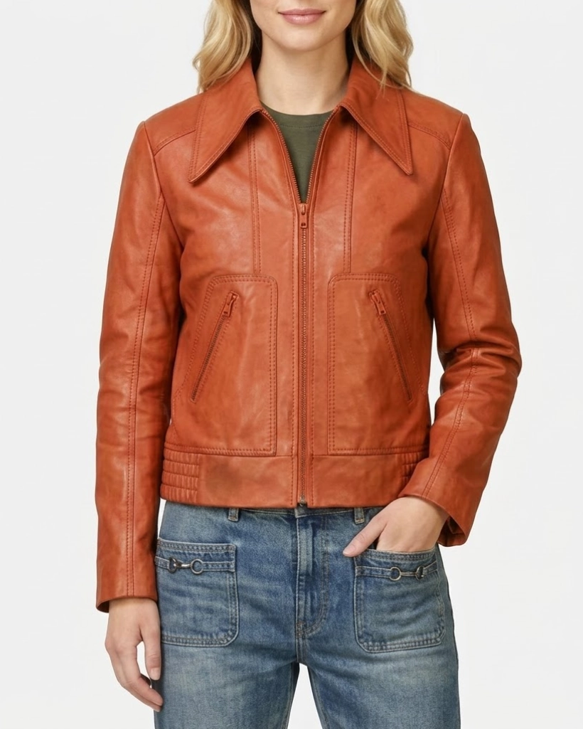 Alternative view of Elle Fanning Margo’s Got Money Troubles Leather Jacket