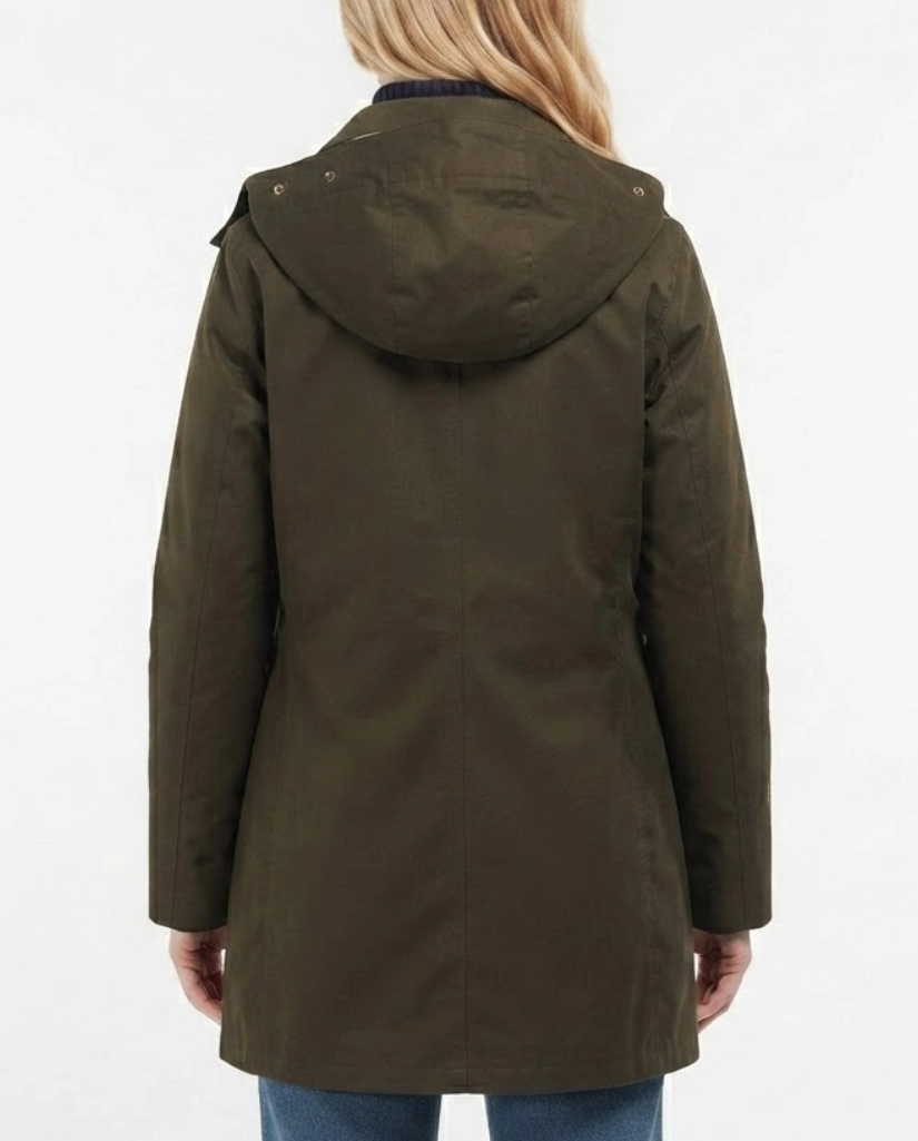You Deserve Each Other Meghann Fahy Green Coat - Image 3
