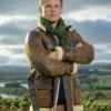 Men in Kilts Sam Heughan Shearling Jacket - Image 5