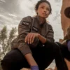 NCIS Sydney S03 Olivia Swann Gray Bomber Jacket - Image 4