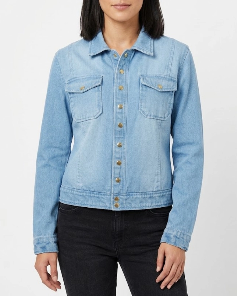 Alternative view of Yellowstone S02 Monica Dutton Denim Blue Jacket