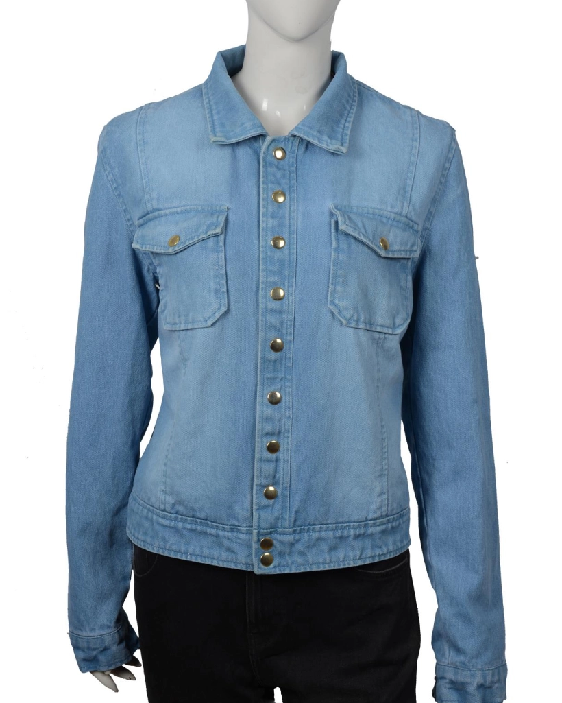 Alternative view of Yellowstone S02 Monica Dutton Denim Blue Jacket