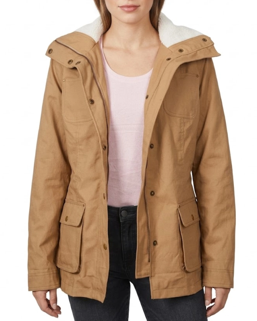 Alternative view of Yellowstone S02 Monica Dutton Brown Cotton Jacket