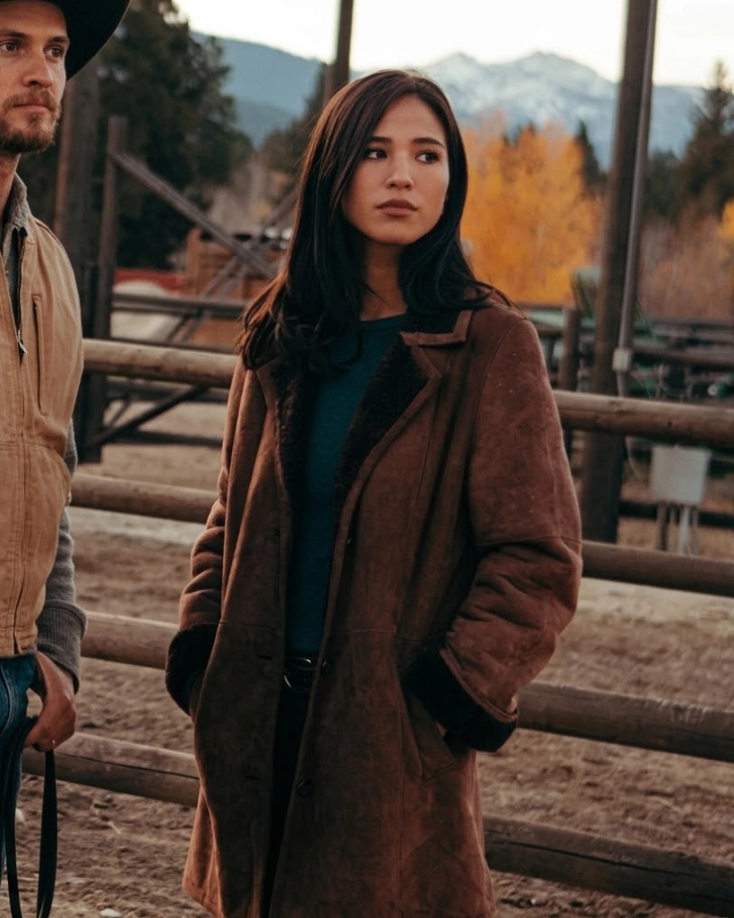 monica dutton leather coat