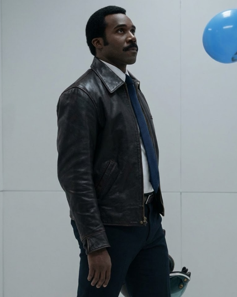 Severance Tramell Tillman Black Leather Jacket - Image 4