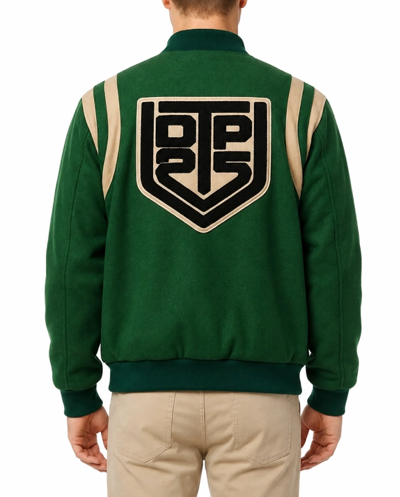 IHeartRadio Music Awards Ludacris Green Varsity Jacket - Image 3