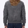 NCIS Sydney S03 Olivia Swann Gray Bomber Jacket - Image 3