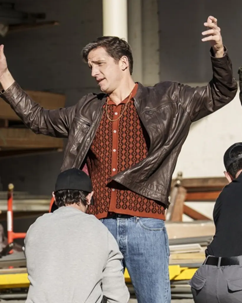 NCIS Origins S02 Shea Buckner Brown Leather Jacket - Image 5