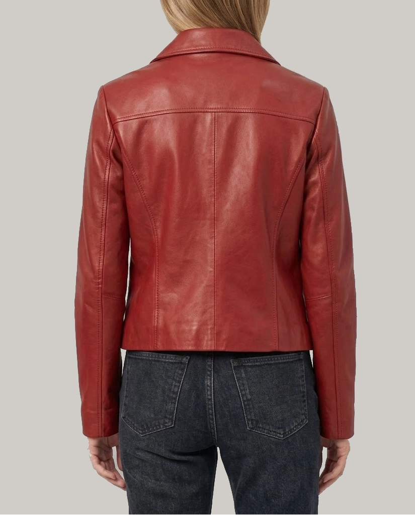 queen letizia leather jacket