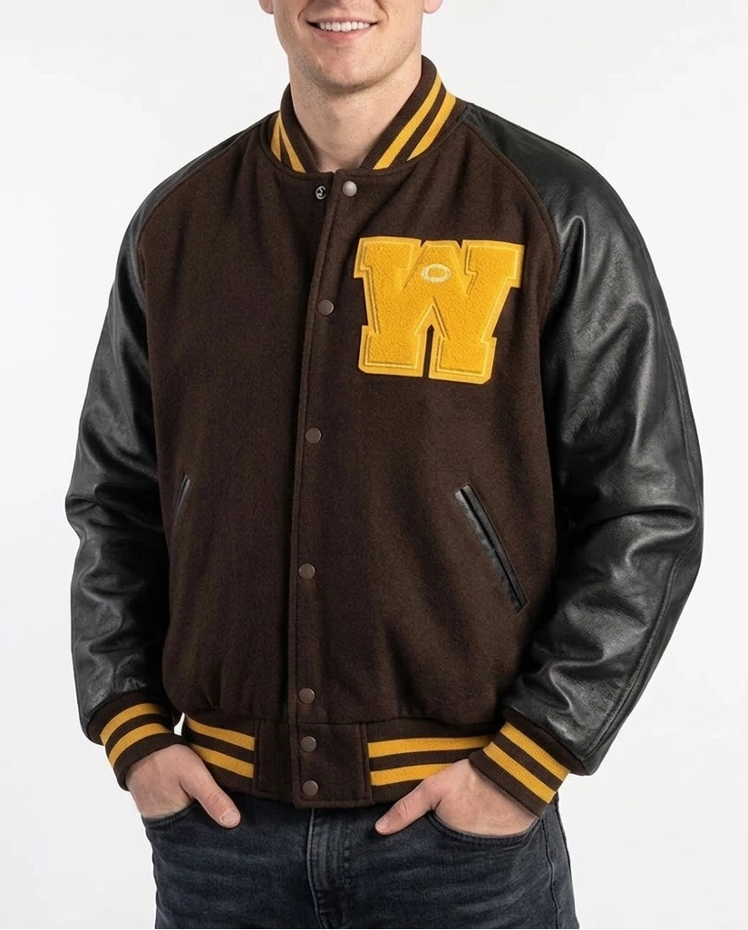Alternative view of Josh Allen Retirement Ceremony Varsity Jacket