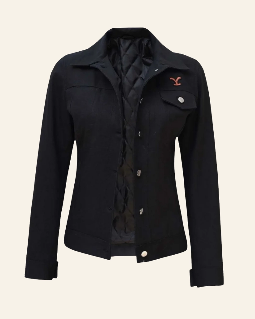 Alternative view of Yellowstone Rip Wheeler Women's Black Jacket