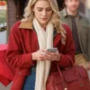 Rose Reid Christmas on Every Page Rosemary Wool Red Coat