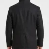 Yellowstone S02 Ryan Bingham Grey Wool Pea Coat - Image 3